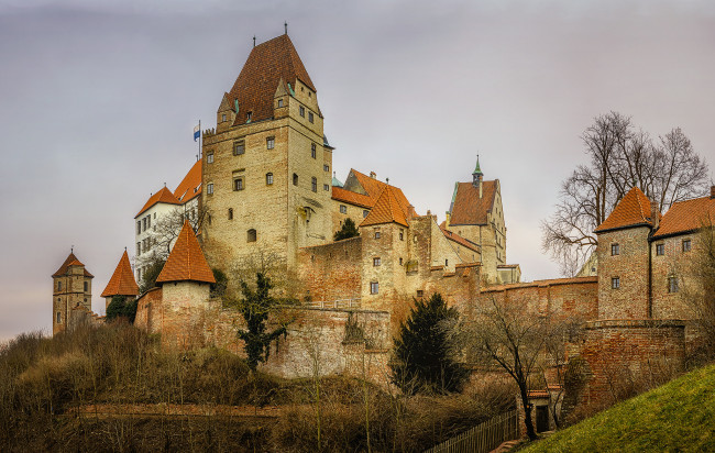 Обои картинки фото trausnitz castle, города, замки германии, замок