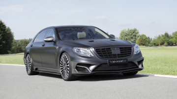 обоя mansory mercedes-benz s63 amg sedan black edition 2015, автомобили, mercedes-benz, mansory, s63, amg, sedan, black, edition, 2015