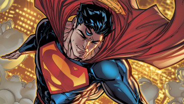 Картинка рисованное комиксы superman