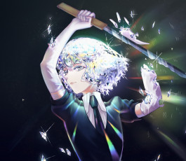 Картинка аниме houseki+no+kuni страна самоцветов