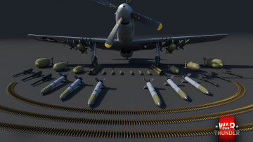 Картинка видео+игры war+thunder самолет боеприпасы