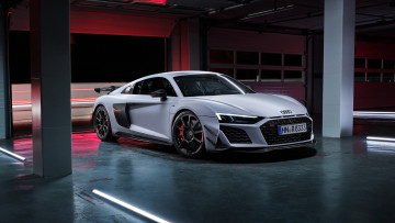 Картинка audi+r8+coupe+v10+gt+rwd+2023 автомобили audi r8 coupe v10 gt rwd 600 horsepower 2023