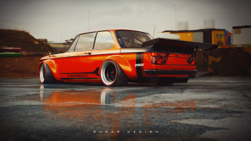 Картинка автомобили 3д bmw 2002 turbo