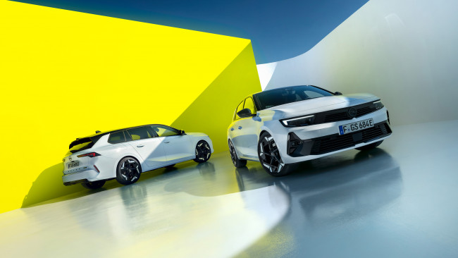 Обои картинки фото opel astra gse 2023, автомобили, opel, astra, gse, performance, model, 222, horsepower, hybrid, 2023