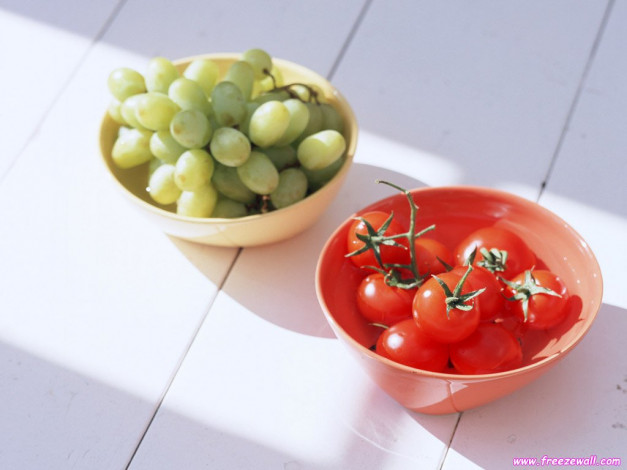 Обои картинки фото еда, фрукты, овощи, вместе, томаты, помидоры