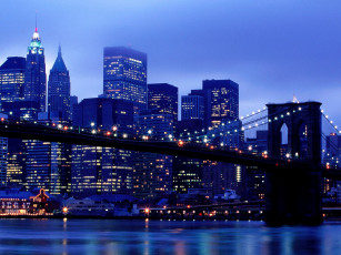 Картинка new york city города нью йорк сша manhattan