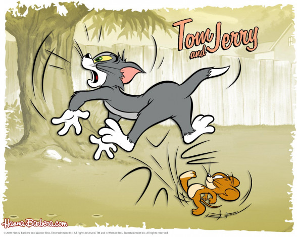 Обои картинки фото мультфильмы, tom, and, jerry