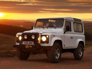 Картинка land rover defender 90 station wagon автомобили