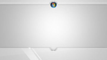 Картинка компьютеры windows vista longhorn логотип серый