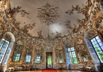Картинка интерьер дворцы музеи люстра позолота зал роспись
