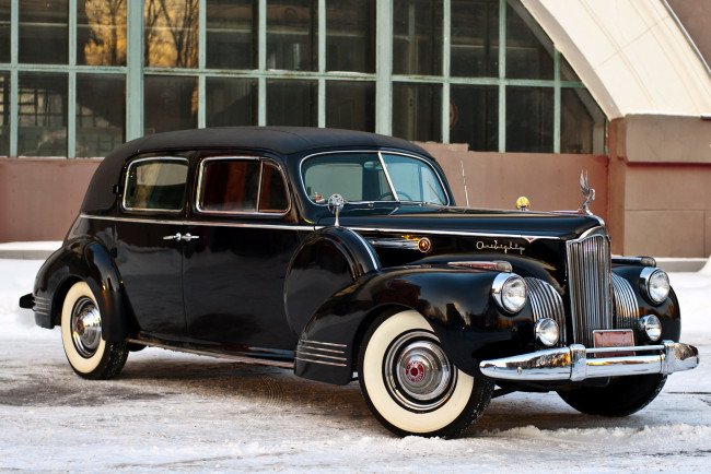 Обои картинки фото рackard, 180, 1941, автомобили, packard, ретро