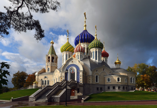 Обои картинки фото города, православные, церкви, монастыри, купола, храм