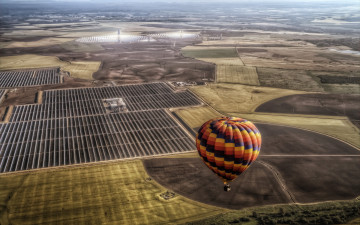 Картинка авиация воздушные+шары шар спорт пейзаж