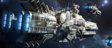 Картинка фэнтези космические+корабли +звездолеты +станции крейсер космос