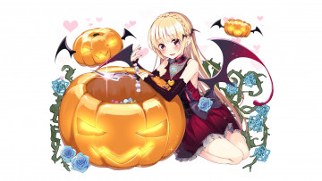 Картинка аниме магия +колдовство +halloween sakuragi ren