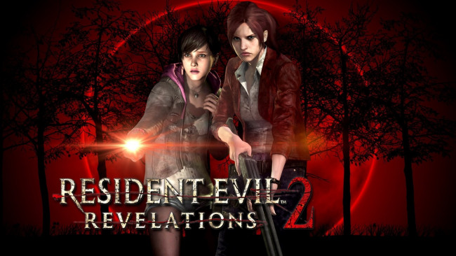 Обои картинки фото видео игры, resident evil,  revelations 2, оружие, ночь, девушки