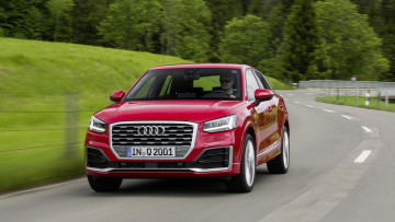 обоя audi q2 2017, автомобили, audi, q2, 2017, красный