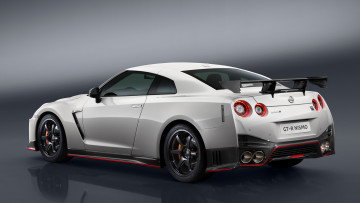 Картинка nissan+gt-r+nismo+white+2017 автомобили nissan datsun gt-r 2017 white nismo