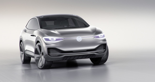 Обои картинки фото volkswagen id concept 2016, автомобили, 3д, id, volkswagen, concept, 2016