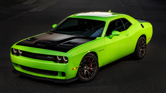 Обои картинки фото dodge challenger srt supercharged hemi hellcat 2015, автомобили, dodge, challenger, srt, supercharged, hemi, hellcat, 2015