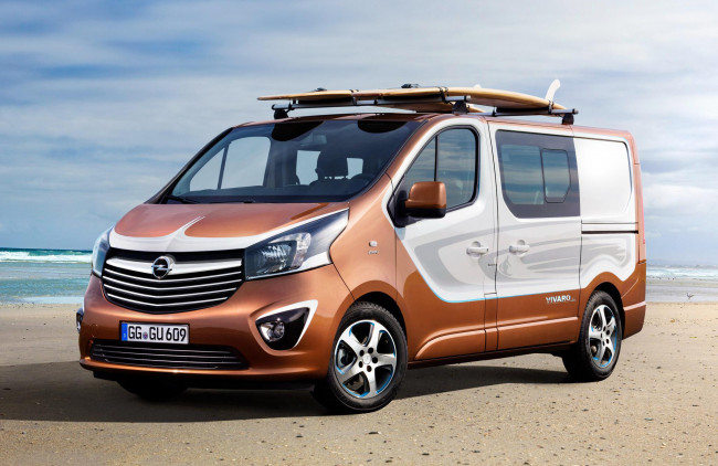 Обои картинки фото opel vivaro surf concept 2015, автомобили, opel, surf, vivaro, 2015, concept