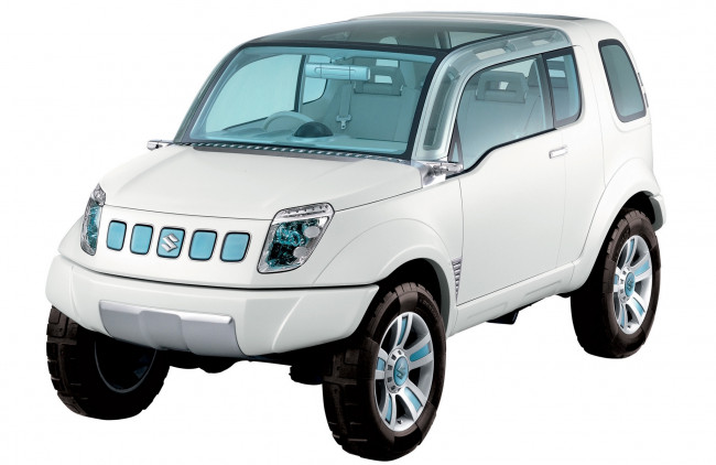 Обои картинки фото suzuki landbreeze concept 2003, автомобили, suzuki, landbreeze, concept, 2003