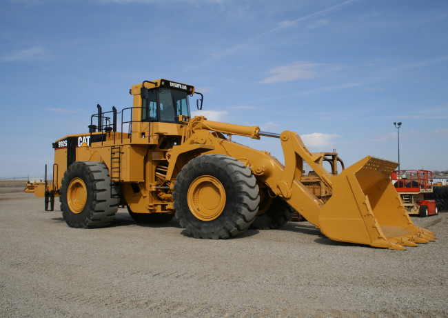 Обои картинки фото техника, фронтальные погрузчики, caterpillar