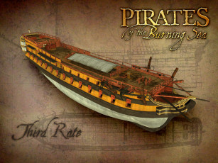 обоя pirates, of, the, burning, sea, видео, игры, корсары, онлайн