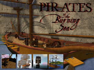 обоя pirates, of, the, burning, sea, видео, игры, корсары, онлайн
