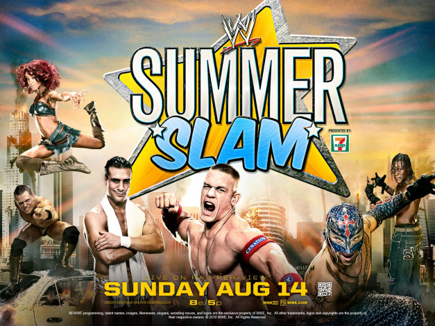 Обои картинки фото summerslam, спорт, wwe, john, cena