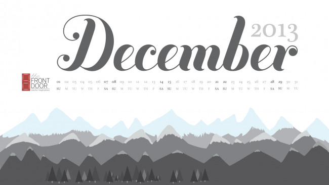 Обои картинки фото календари, рисованные,  векторная графика, декабрь