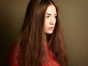 Картинка девушки -unsort+ лица +портреты девушка лицо макияж beautiful фон портрет шатенка волосы
