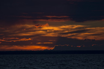 Картинка природа восходы закаты вечер облака небо закат