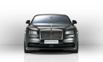 обоя автомобили, rolls-royce, spofec, rolls, royce, wraith, 2014г, темный