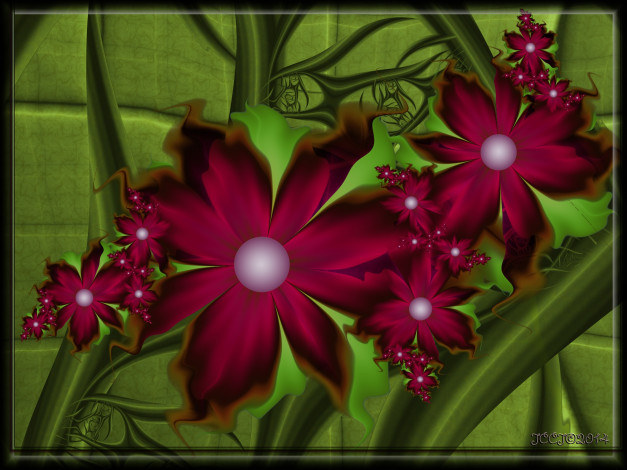 Обои картинки фото 3д графика, цветы , flowers, узор, фон, цвета