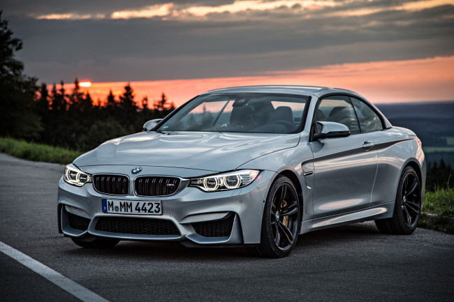 Обои картинки фото 2014 bmw m4 f32 convertible, автомобили, bmw, серый, металлик