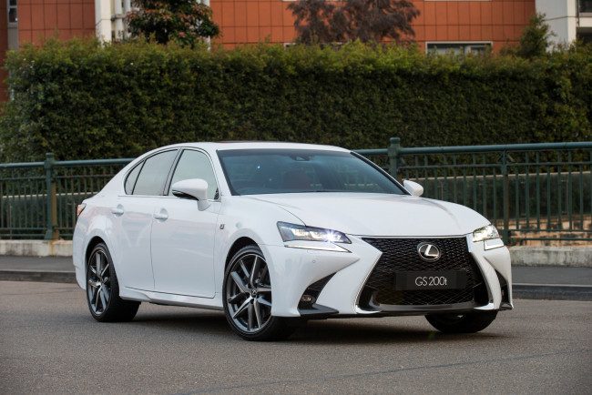 Обои картинки фото автомобили, lexus, светлый, f-sport, gs, 200t, au-spec, 2015г