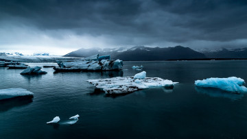 Картинка природа айсберги+и+ледники лед море
