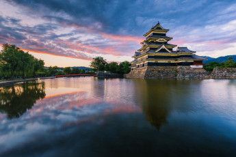 обоя matsumoto castle, города, замки Японии, панорама