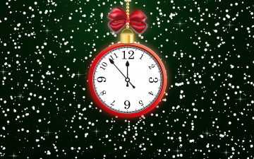Картинка праздничные векторная+графика+ новый+год снег Часы зима время минимализм праздник новый год настроение фон