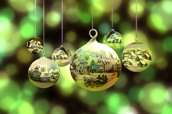 Картинка праздничные шары фон