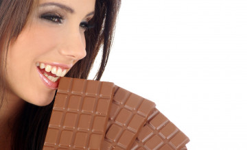 Картинка девушки izabela+magier шоколад шатенка лицо