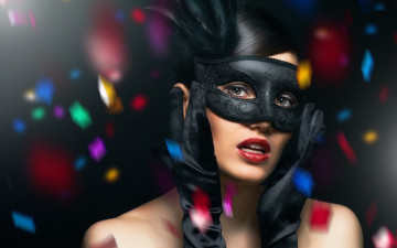 Картинка разное маски +карнавальные+костюмы перчатки маска черная перья