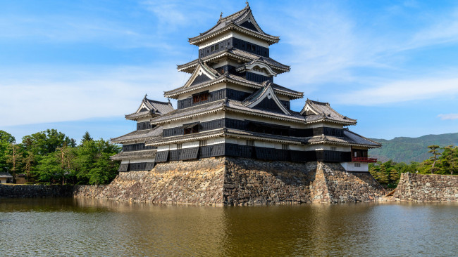 Обои картинки фото matsumoto castle, japan, города, замки японии, matsumoto, castle