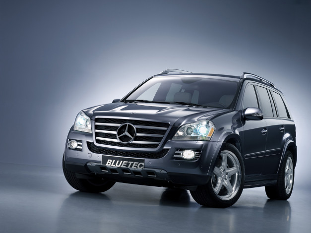 Обои картинки фото mercedes, benz, vision, gl, 420, bluete, автомобили