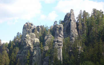 Картинка природа горы скалы деревья