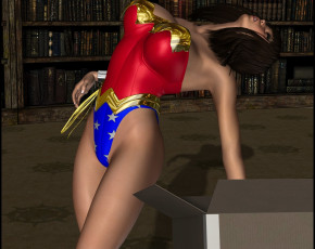 Картинка lordsnot 3д+графика фантазия+ fantasy девушка взгляд фон супермен