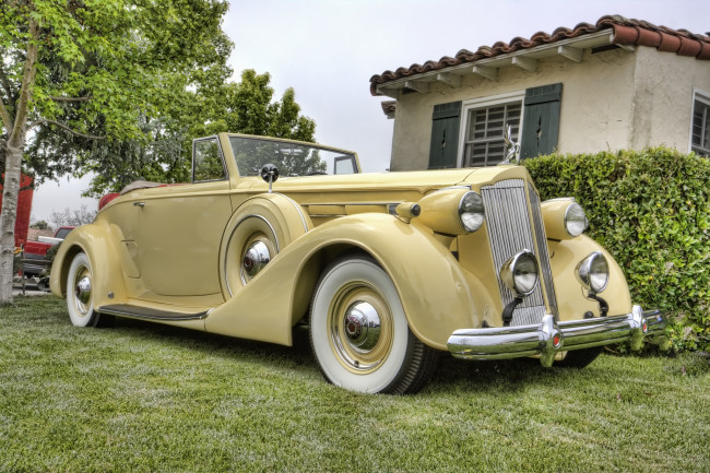 Обои картинки фото 1937 packard 1507 convertible coupe, автомобили, выставки и уличные фото, выставка, автошоу