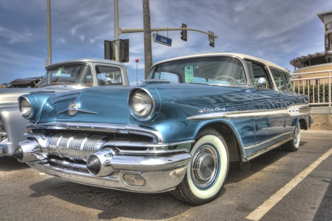 Обои картинки фото 1957 pontiac starchief safari wagon, автомобили, выставки и уличные фото, выставка, автошоу