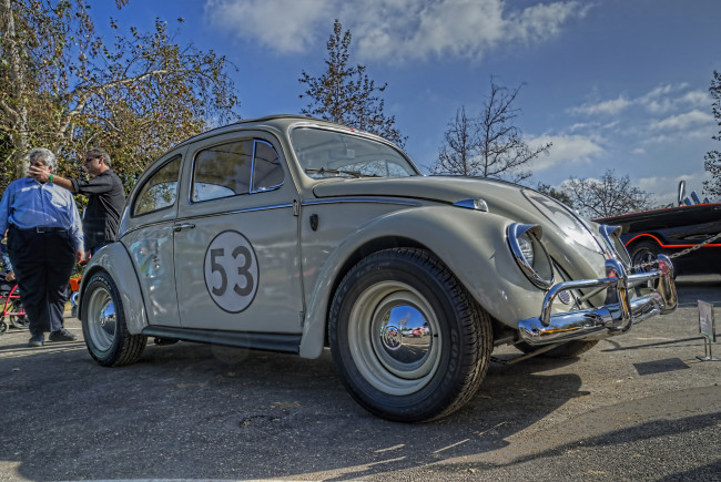 Обои картинки фото 1960 herbie volkswagen beetle, автомобили, выставки и уличные фото, выставка, автошоу